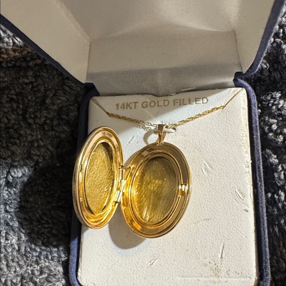 Gold-Filled Locket Necklace - Picture 2 of 3